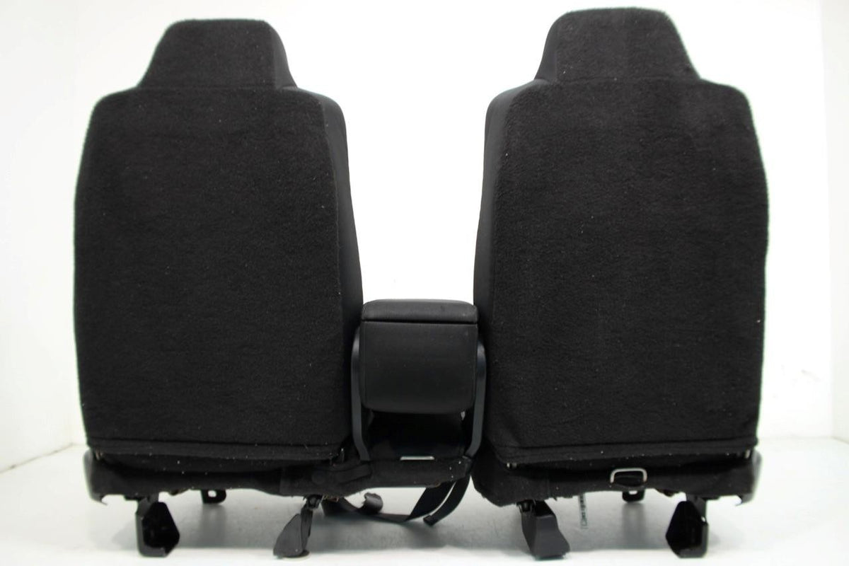 1998 - 2009 Ford Ranger Seats, Regular Cab 60-40 Split Bench, Black Gray Cloth