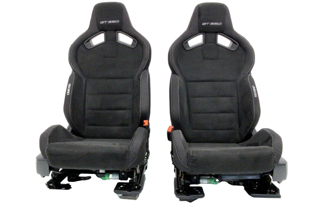 2015 - 2025 Mustang Shelby Recaro Seats Set, Suede Power Tracks S550 S650 GT350