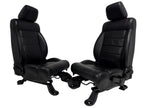 2007-2018 Jeep JK JKU 4-Door Wrangler Unlimited Front Seats, Black Leather Heat