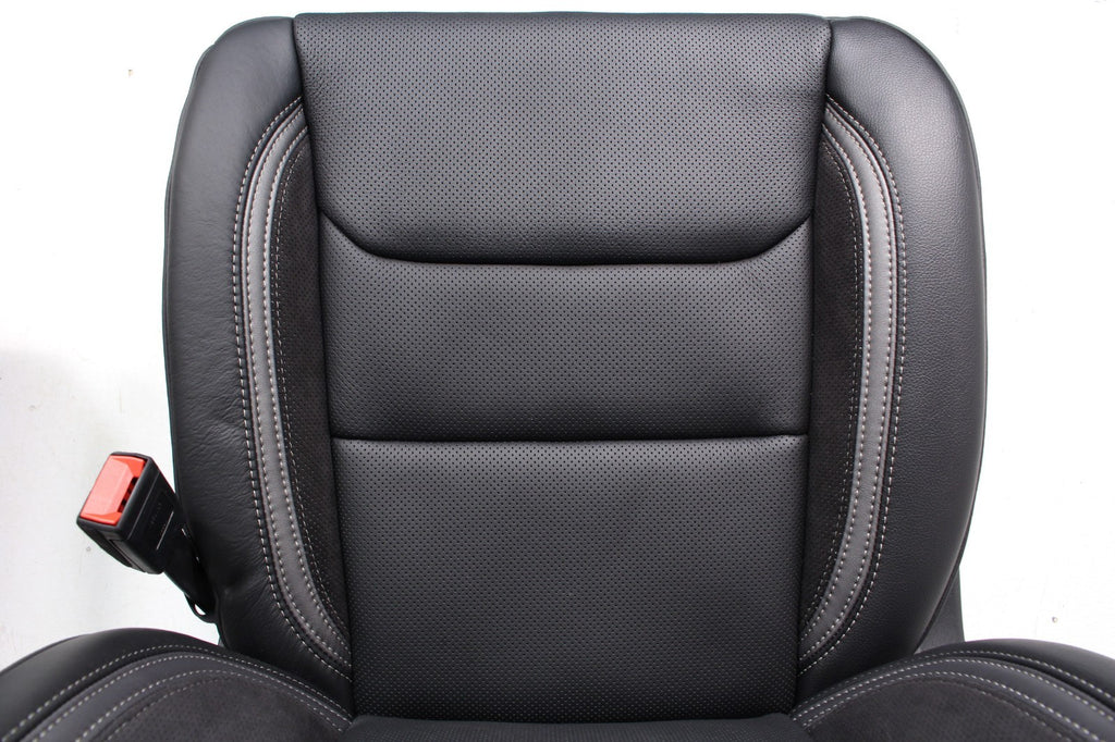 2019 - 2025 Ram 1500 Seats, Crew Cab Set, RHO Black Leather, Heated Cool Massage