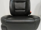 2014 - 2019 GM Sierra Silverado LTZ Seats, Front Rear Black Leather, Heat & Cool