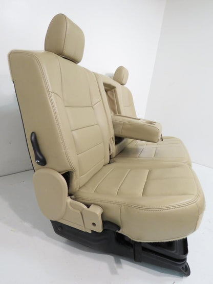 Ford Super Duty Tan Leather Heated Front & Rear Seats F250 F350 F450 F550 F650