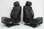 2014 - 2019 Sierra Chevy Silverado Front Seats, LTZ Power Black Leather, Heated