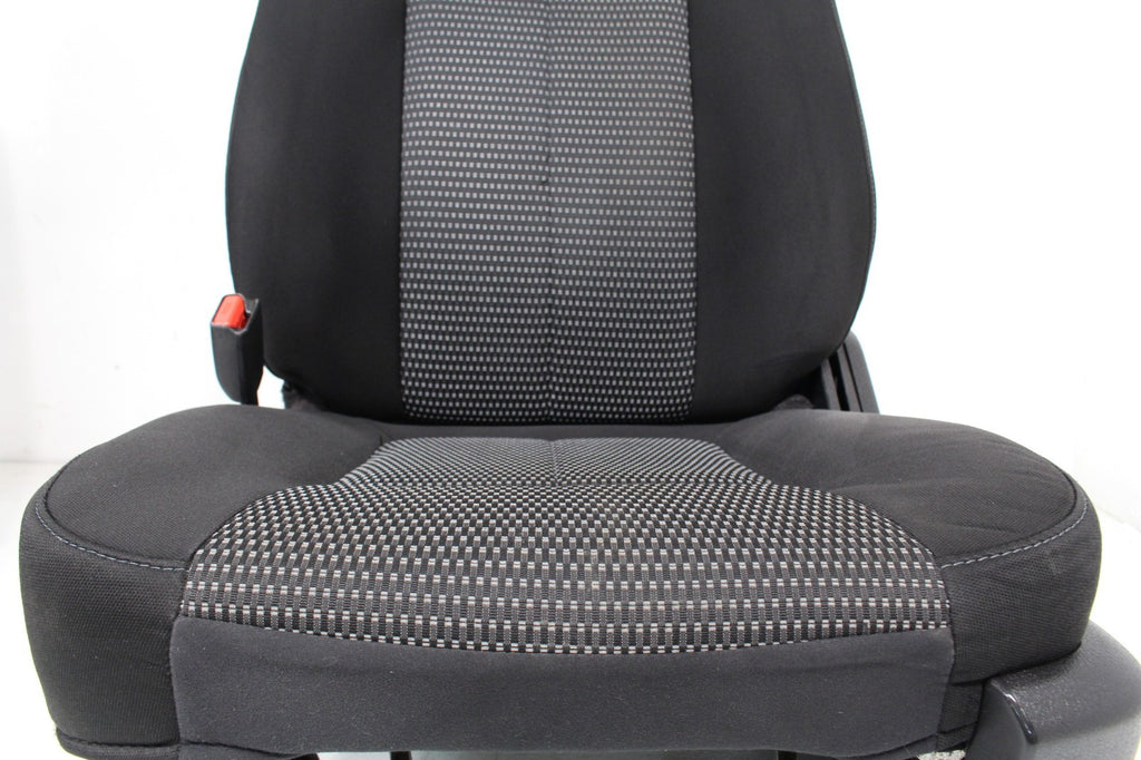 2009 - 2014 Ford F150 Front Seats, XL Black Gray Two-Tone Cloth, w/ Lumbar
