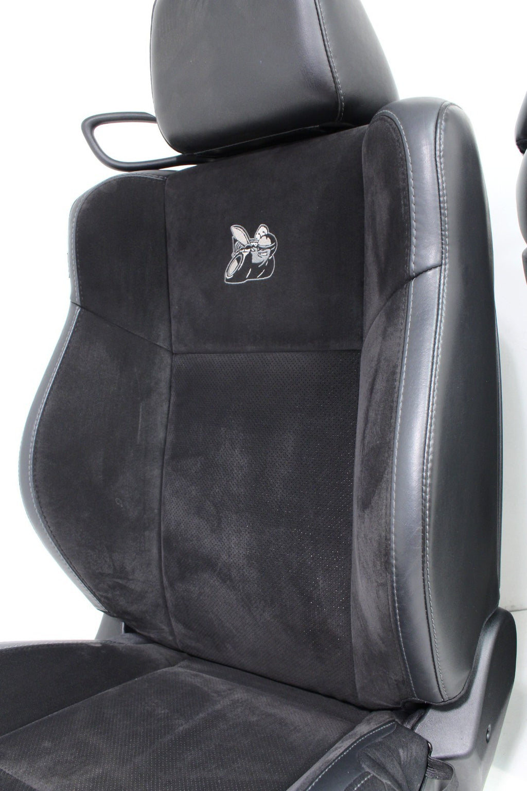 2008 - 2023 Dodge Challenger Seats, Black Leather w/ Alcantara Suede, Scat Pack