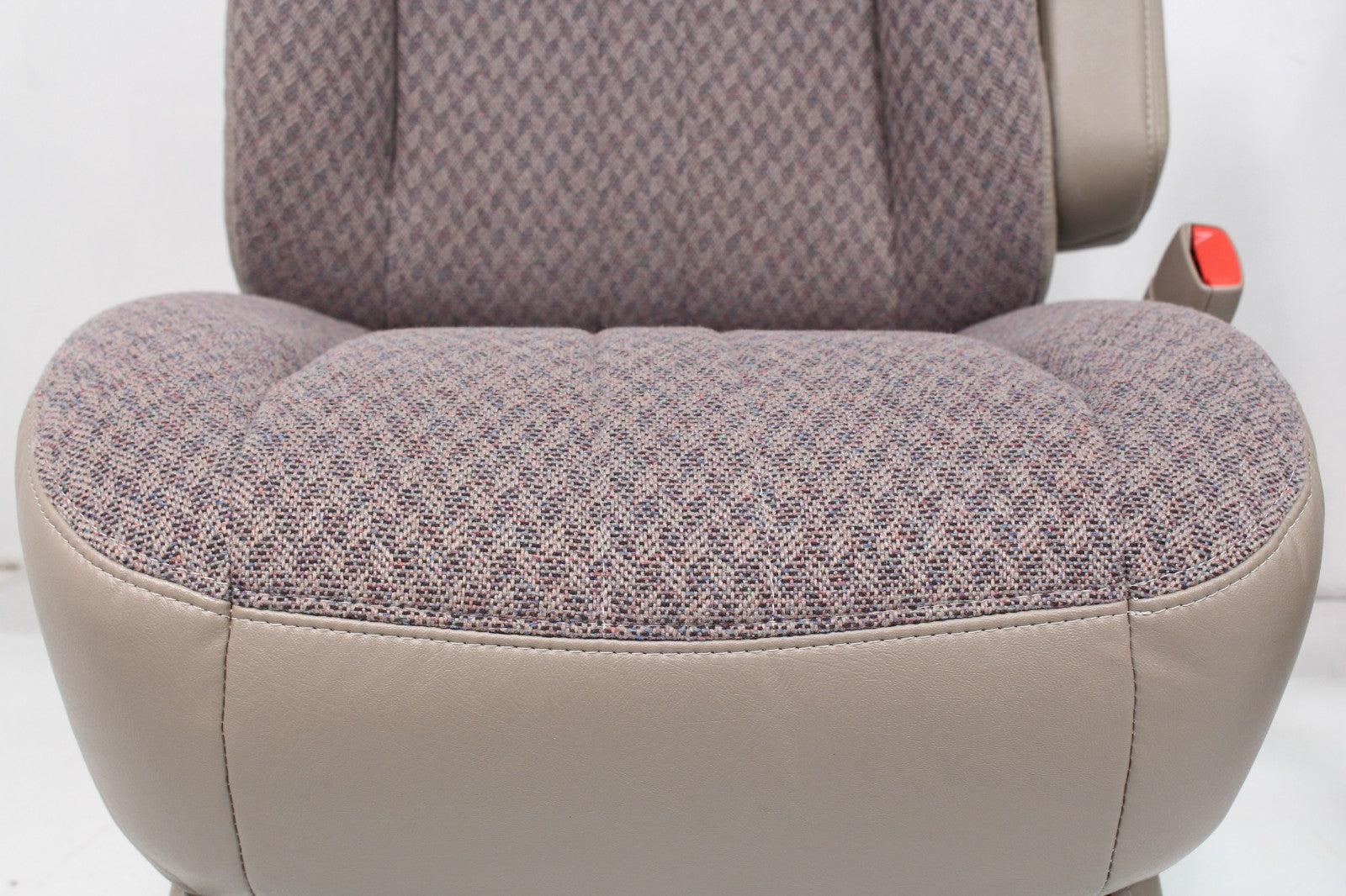 GMC Savana Chevy Express Van Front Bucket Seats, Neutral Tan Cloth 1997 - 2014