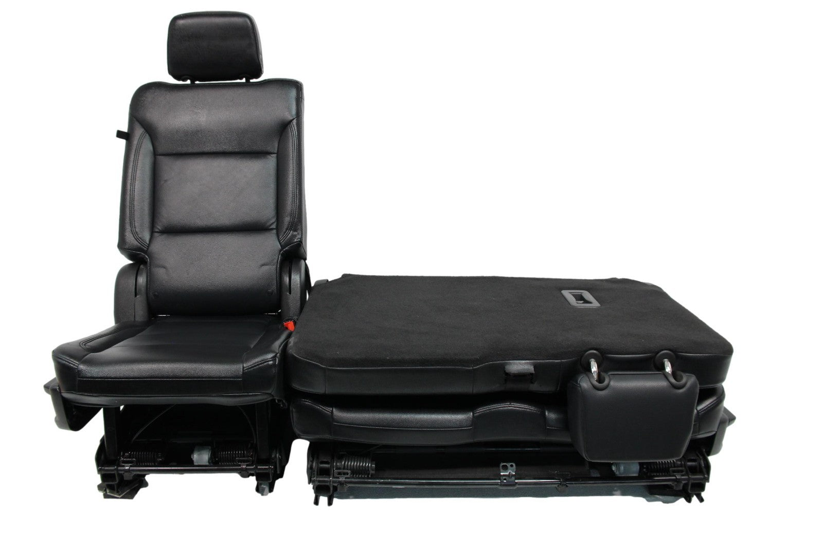 2021 – 2025 Chevy Suburban Tahoe 2nd Row Bench Seat, LT Black Leather w/ Armrest