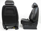 2007 - 2014 GM Silverado Tahoe Front Seats, LT Black Leather Lumbar Power Heated