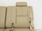 2007 - 2014 GMC Yukon Chevy Suburban Tahoe Third Row Seat, LT Tan Leather Pair