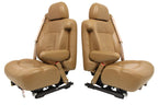 1999 - 2002 Chevy Silverado Sierra Bucket Seats, Oak Tan Leather Power Heat