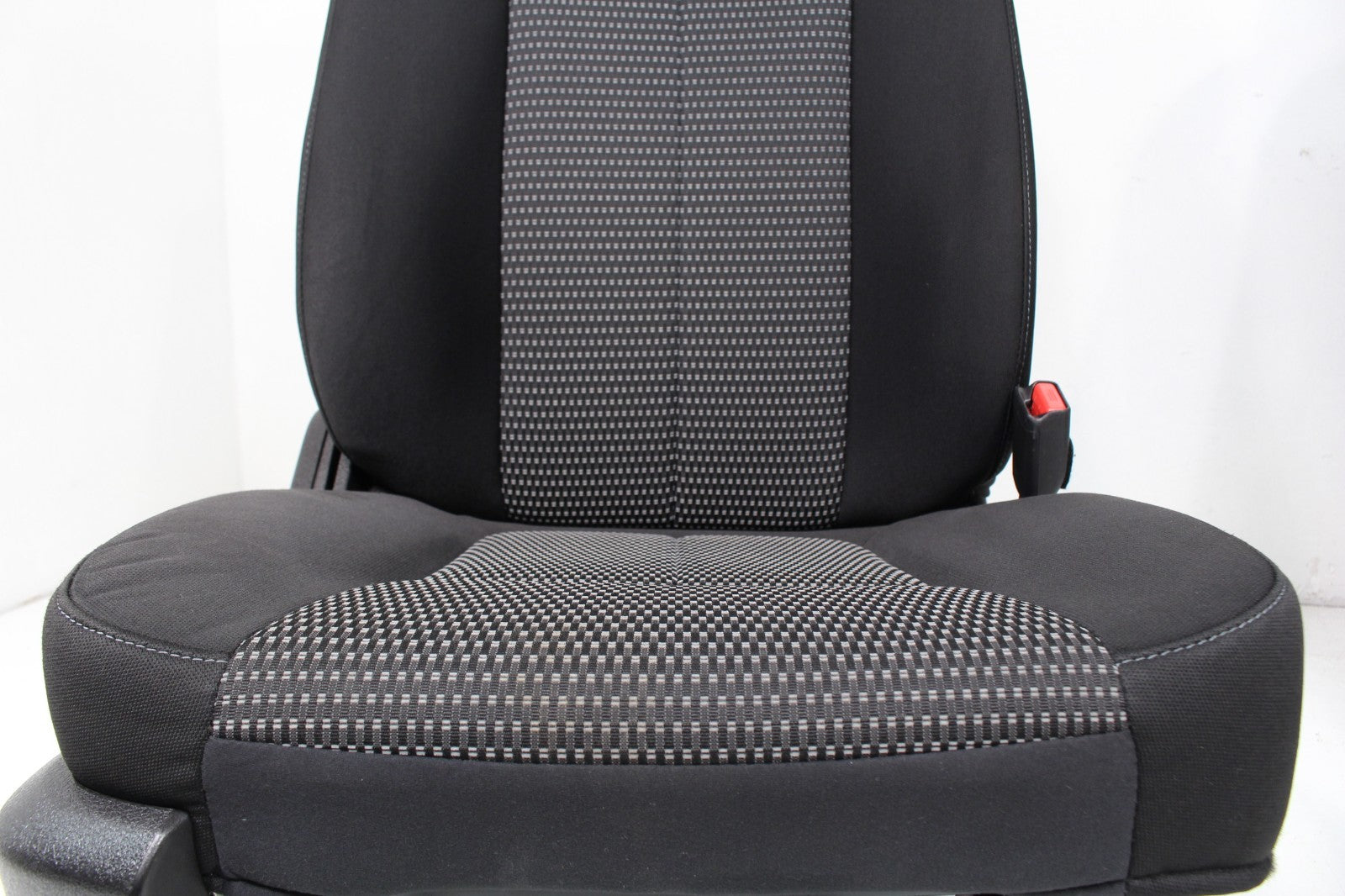2009 - 2014 Ford F150 Front Seats, XL Black Gray Two-Tone Cloth, w/ Lumbar