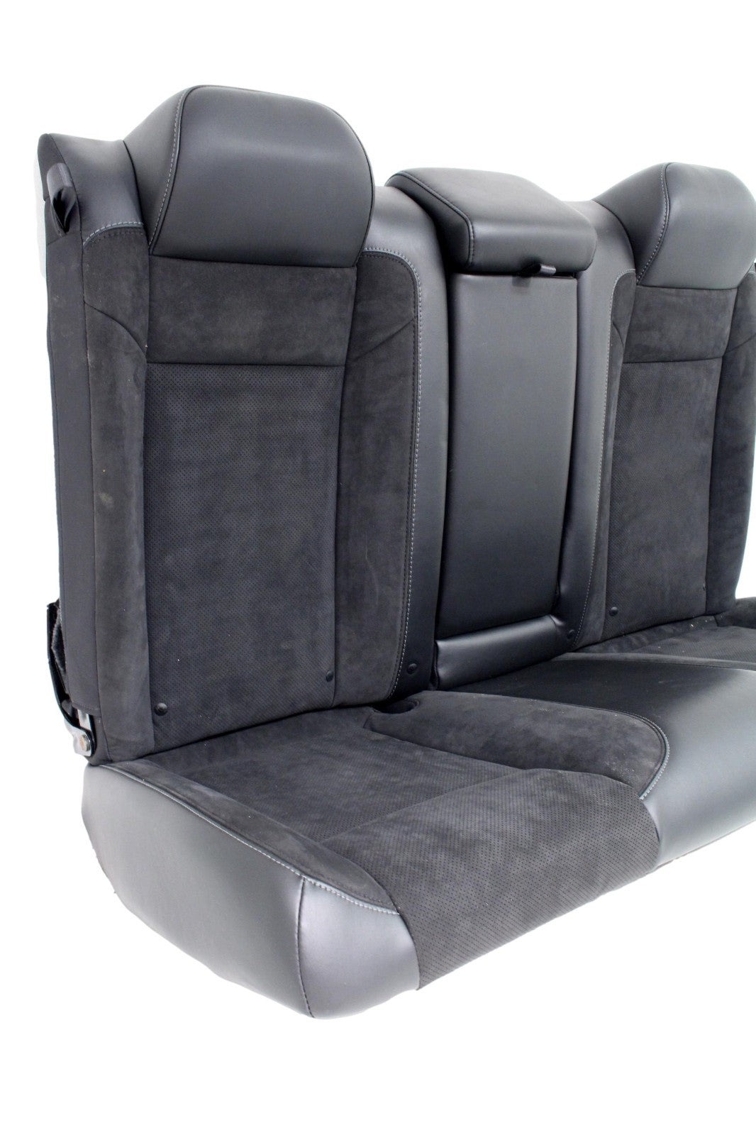 2008 - 2023 Dodge Challenger Seats Front Rear Black Leather w/ Suede, Scat Pack