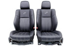 2011 - 2023 Chrysler 300 S Black Leather Front Seats, White Stitching, Heated