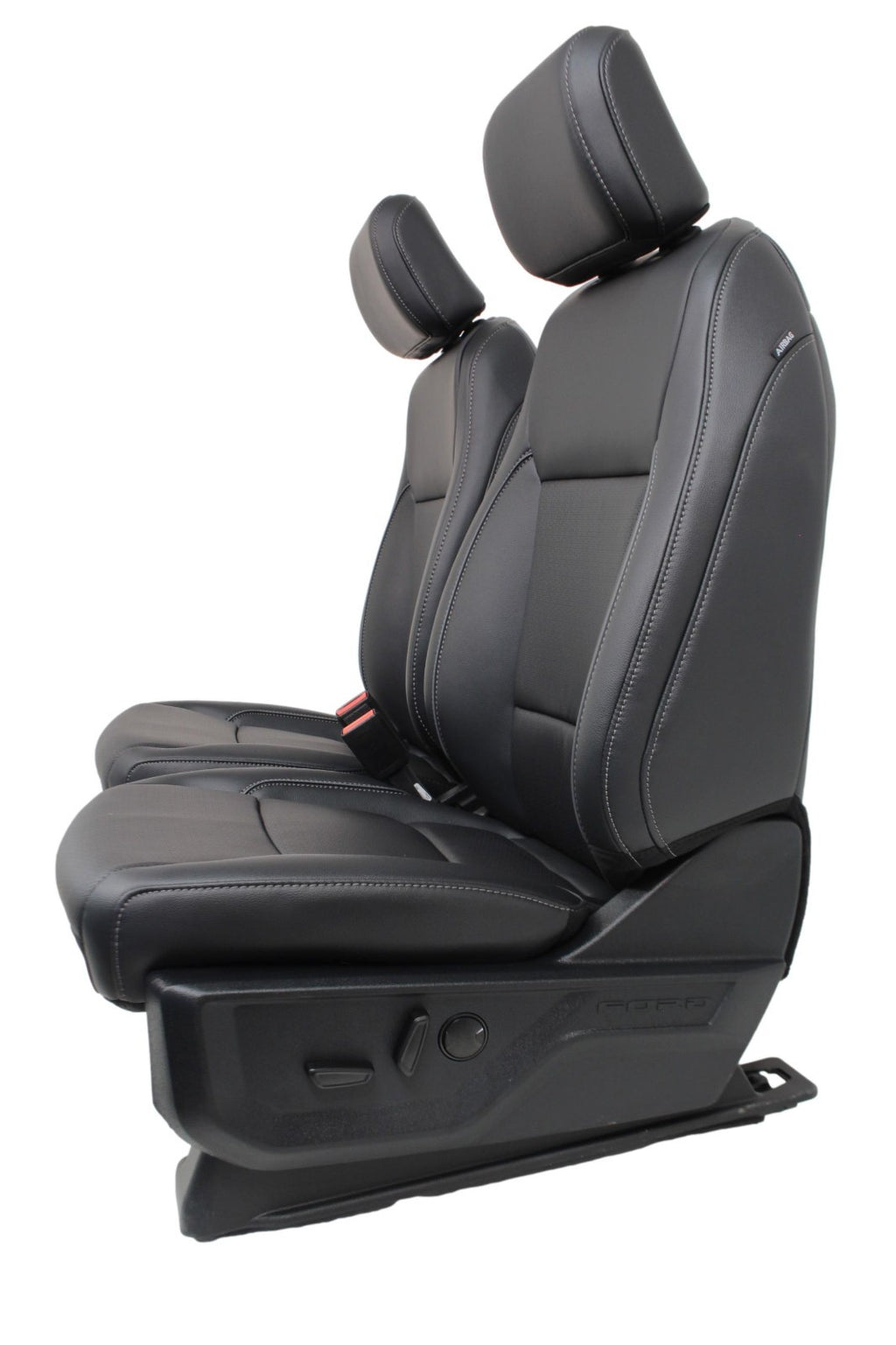 2021 - 2026 Ford F150 Super Duty Crew Cab Seats, Lariat Black Leather Heat Cool
