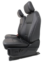 2021 - 2026 Ford F150 Super Duty Crew Cab Seats, Lariat Black Leather Heat Cool