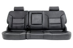 2014 - 2019 Sierra Chevy Silverado Seats Set, High Country Power Black Leather