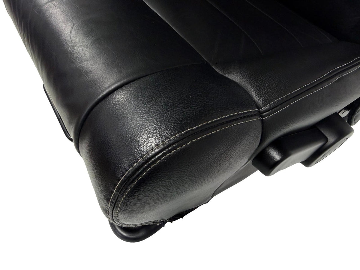 2007-2018 Jeep JK JKU 4-Door Wrangler Unlimited Front Seats, Black Leather Heat