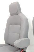 Ford Econoline Front Bucket Seats, Gray Cloth w/ Folding Armrests, Fits 1997+