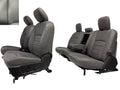 2009 - 2018 Dodge Ram Seats Set Crew Cab, Alea Gray Leather w/ OEM Power Driver