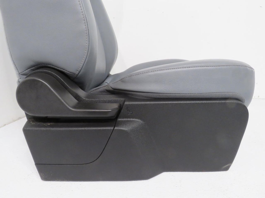 2015 - 2026 Ford Transit Front Seats, Pewter Gray Vinyl, Manual w/  Armrest