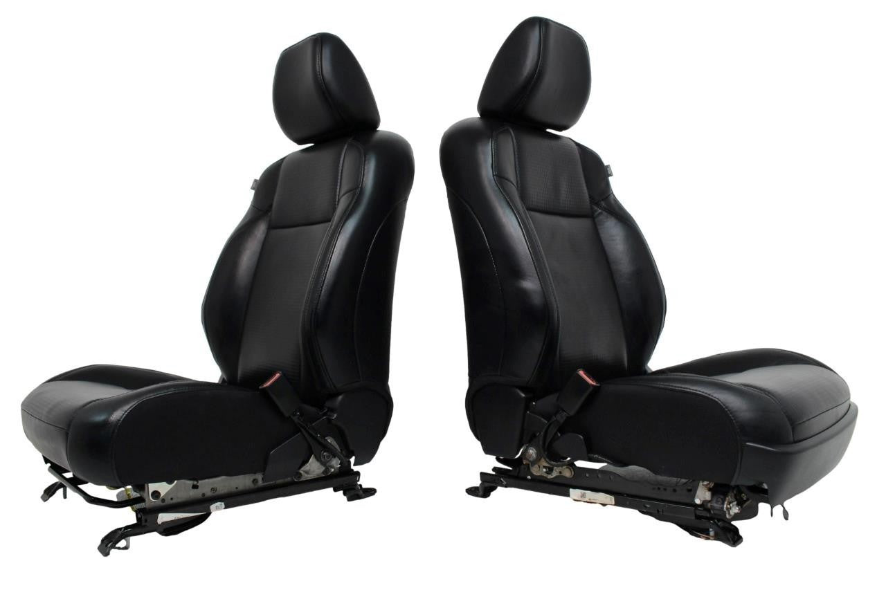 2016 - 2023 Toyota Tacoma Seats, Crew Cab Black Leather Powered Heat TRD Limited