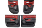 2019 - 2024 Dodge Ram 1500 Rebel Quad Cab Door Panels Set Black Red Switches OEM