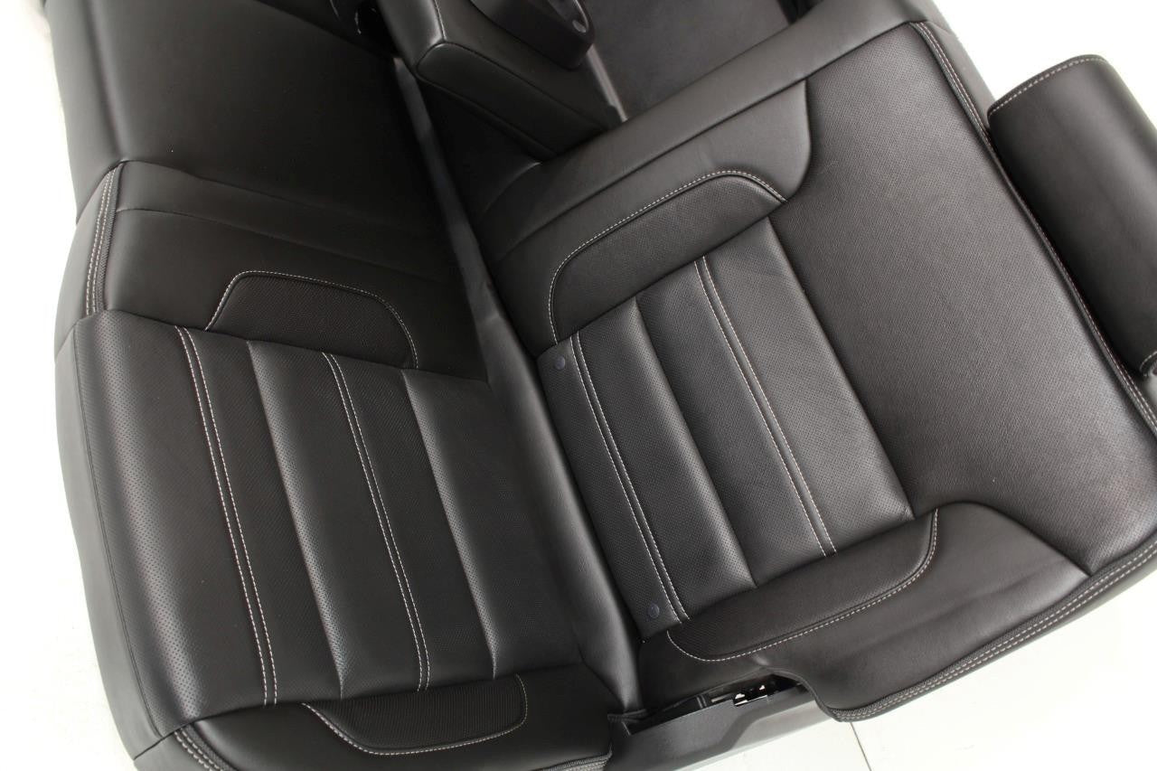 2014-2019 Sierra Silverado Crew Cab Rear Seats, Denali Black Perforated Leather