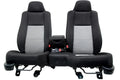 1998 - 2009 Ford Ranger Seats, Regular Cab 60-40 Split Bench, Black Gray Cloth