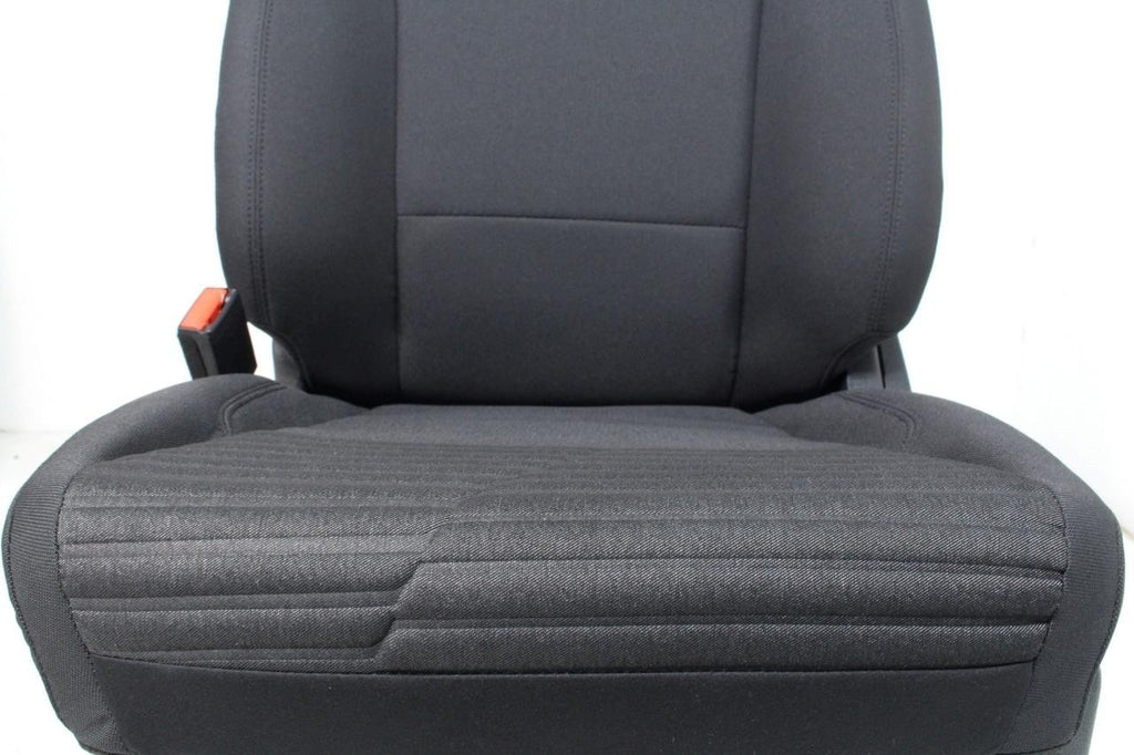 2015 - 2026 Ford F150 & Super Duty Seats, STX Black Cloth Manual w/ Lumbar