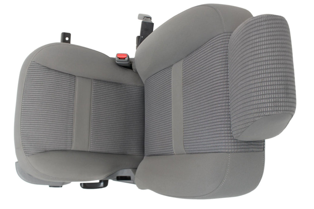 2006 - 2009 Dodge Ram Powered Drivers Seat, OEM YES Slate Gray Cloth w/ Lumbar