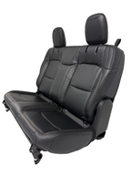 2018 - 2026 Jeep Wrangler JL Seats Set, 2-Door MOPAR Black Leather Orange Stitch