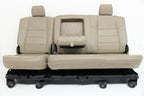 1999 - 2007 Ford Super Duty Crew Seats Set, Power Heat Bucket Tan Leather Lariat
