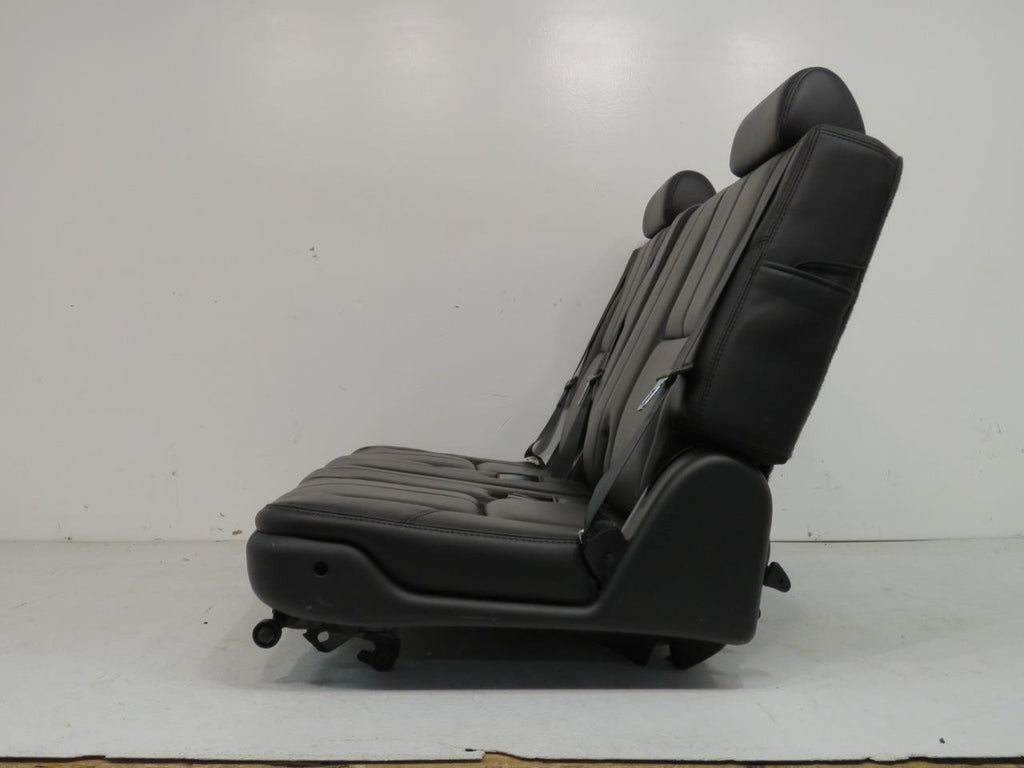 2007 - 2014 GMC Yukon Chevy Suburban Tahoe Third Row Seat, LT Black Leather Pair