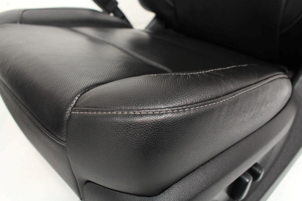 2014 - 2019 GM Sierra Silverado LTZ Front Seats, Black Leather OEM Heated Cooled