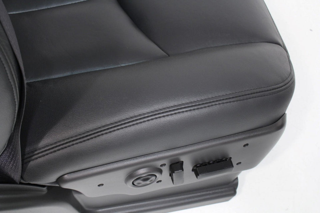 99-06 Sierra Silverado Front Seats, Dark Pewter Leather, Power Lumbar Bolster