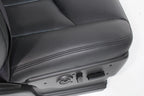 99-06 Sierra Silverado Front Seats, Dark Pewter Leather, Power Lumbar Bolster
