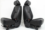 2007-2014 GM Silverado Tahoe Front Seats, LT Black Leather Lumbar w Driver Power
