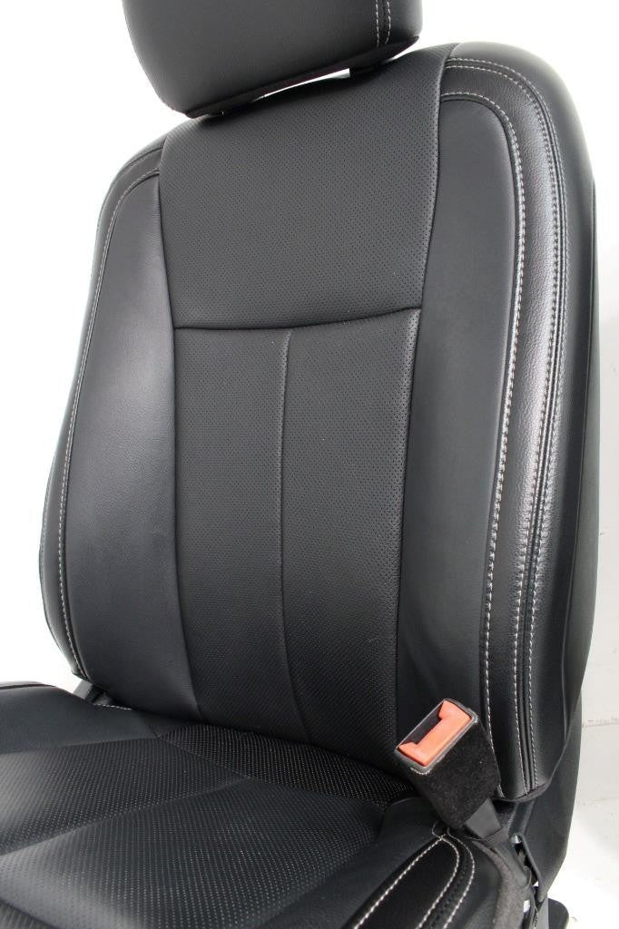 2015 - 2022 Ford F-150 Super Duty Front Seats, Lariat Black Leather Heated Cool