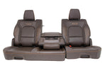 2019+ RAM 1500 Rear Reclining Seats w/ Folding Console, Longhorn Brown Heat Cool