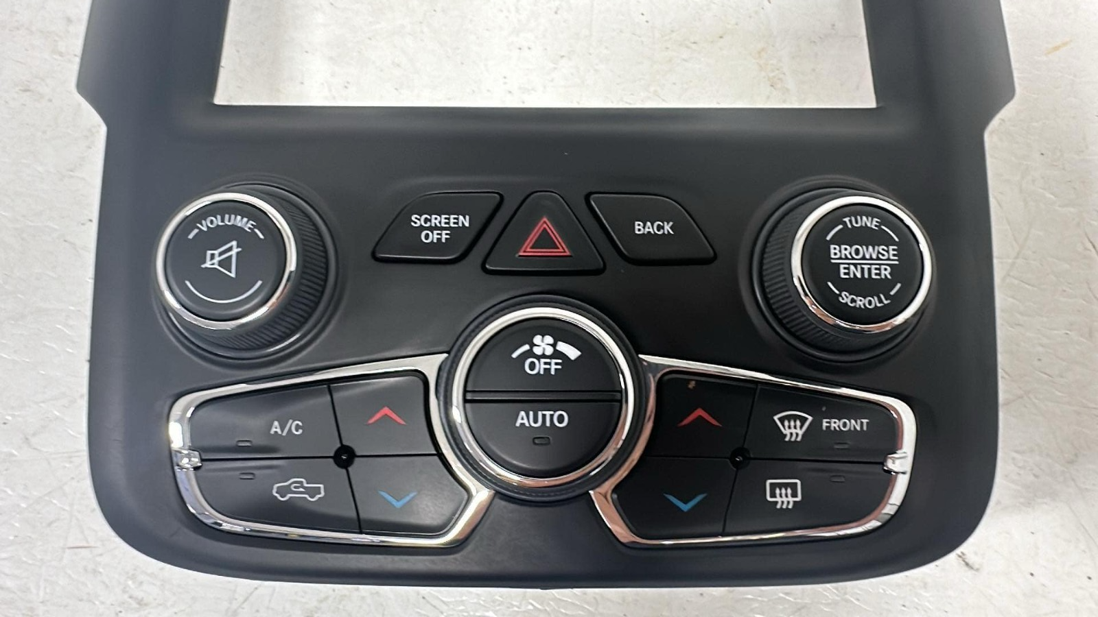 2013 - 2018 Ram Truck Radio Bezel w/ Climate Unit & Media Controls