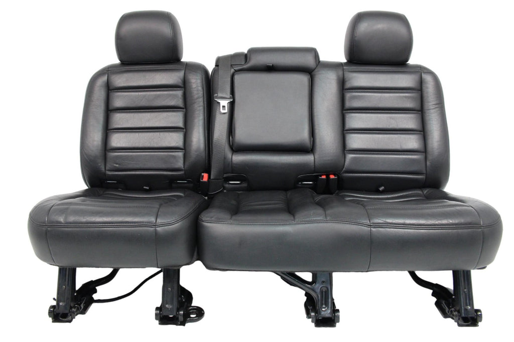 2003 - 2007 Hummer H2 Seats Set, Black Leather Powered Heated OEM
