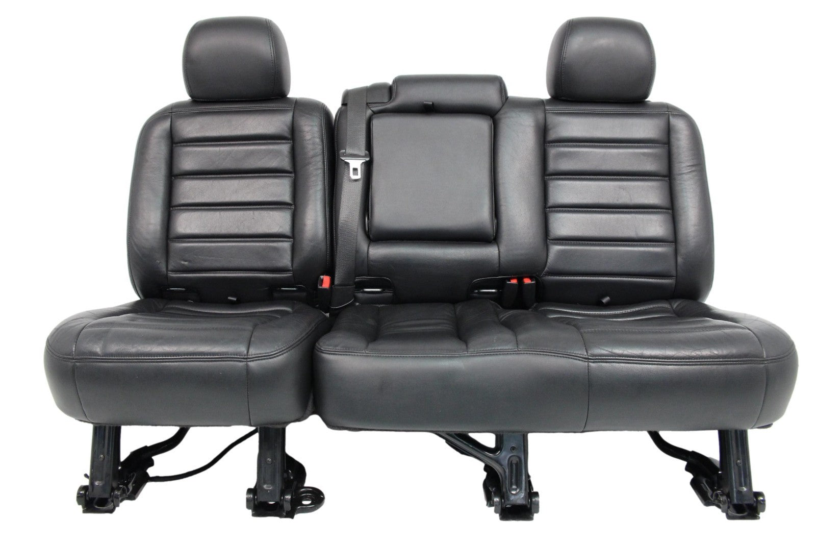 2003 - 2007 Hummer H2 Seats Set, Black Leather Powered Heated OEM