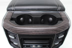 2019 - 2026 DT Ram 1500 Center Console, Black Leather w/ Logo, Wireless Charging