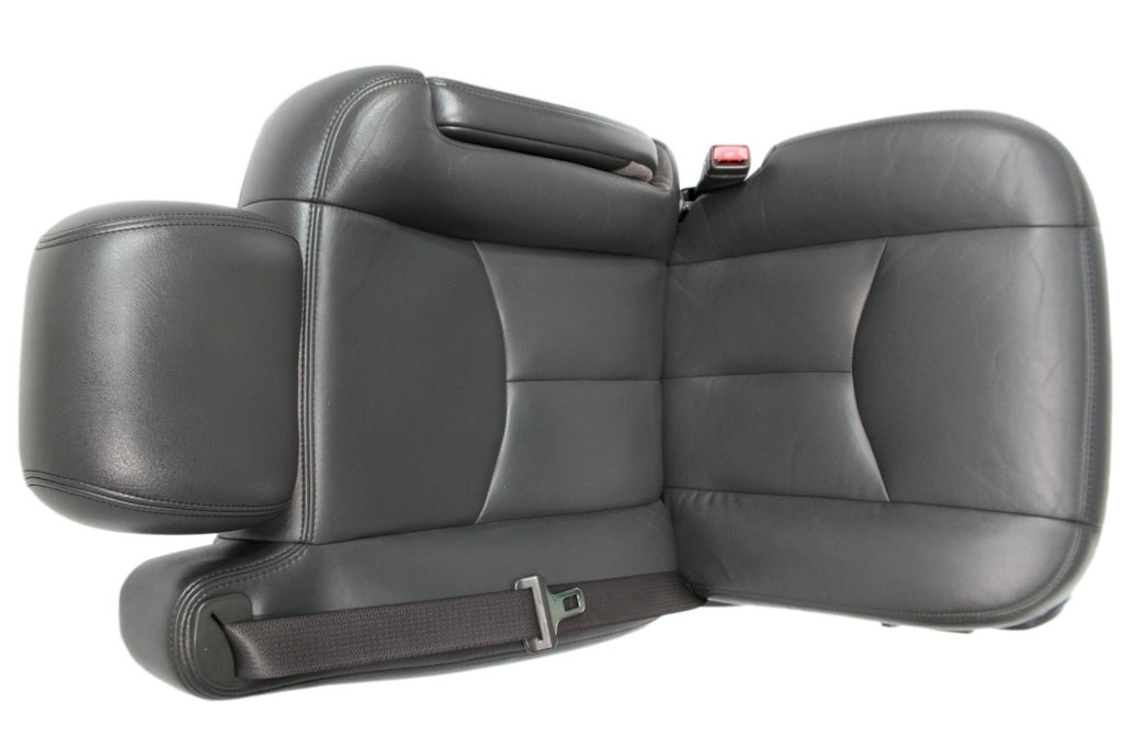 99-07 Sierra Silverado Front Seats, Dark Pewter Leather, Power 2-Way Lumbar