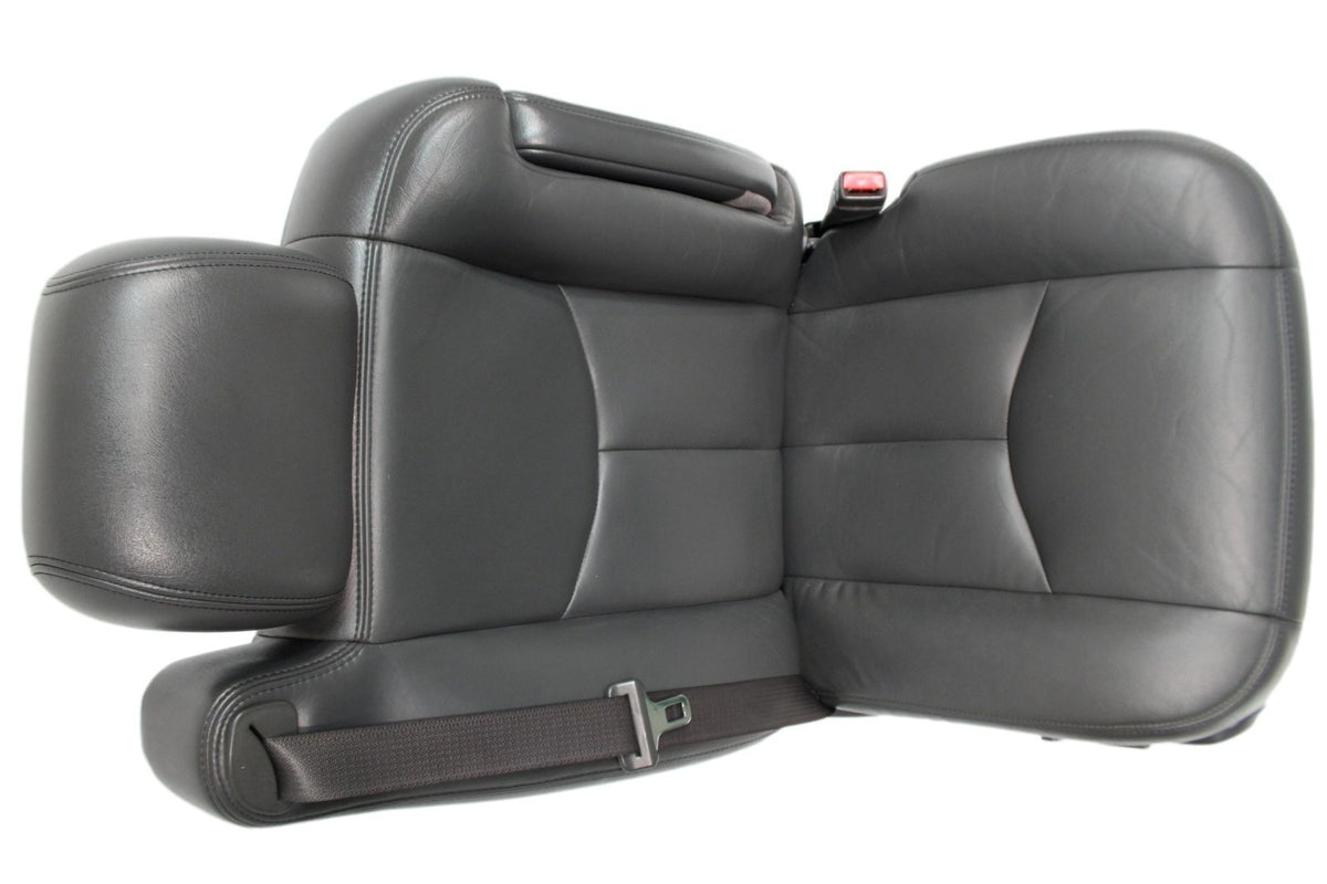 99-07 Sierra Silverado Front Seats, Dark Pewter Leather, Power 2-Way Lumbar