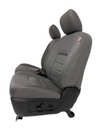 2009 - 2018 Dodge Ram Seats Set Crew Cab, Alea Gray Leather w/ OEM Power Driver