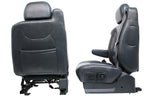 99 - 2006 Silverado Sierra Tahoe Yukon Heated Power Leather Seats Graphite Gray