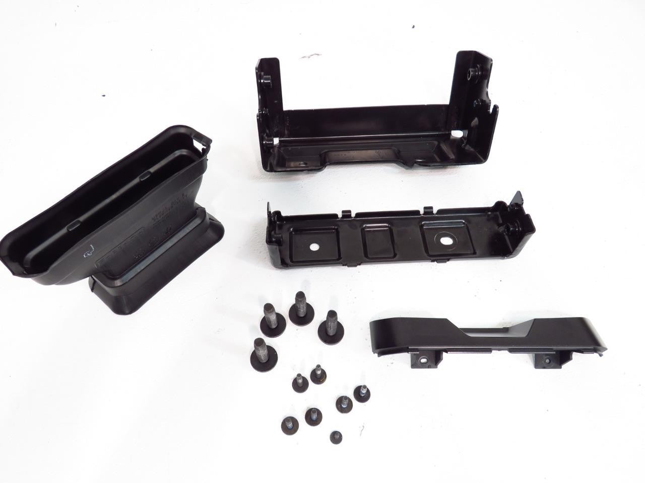 15-22 Ford Truck Center Console & Install Kit w/o Shifter - Gray Vinyl XLT