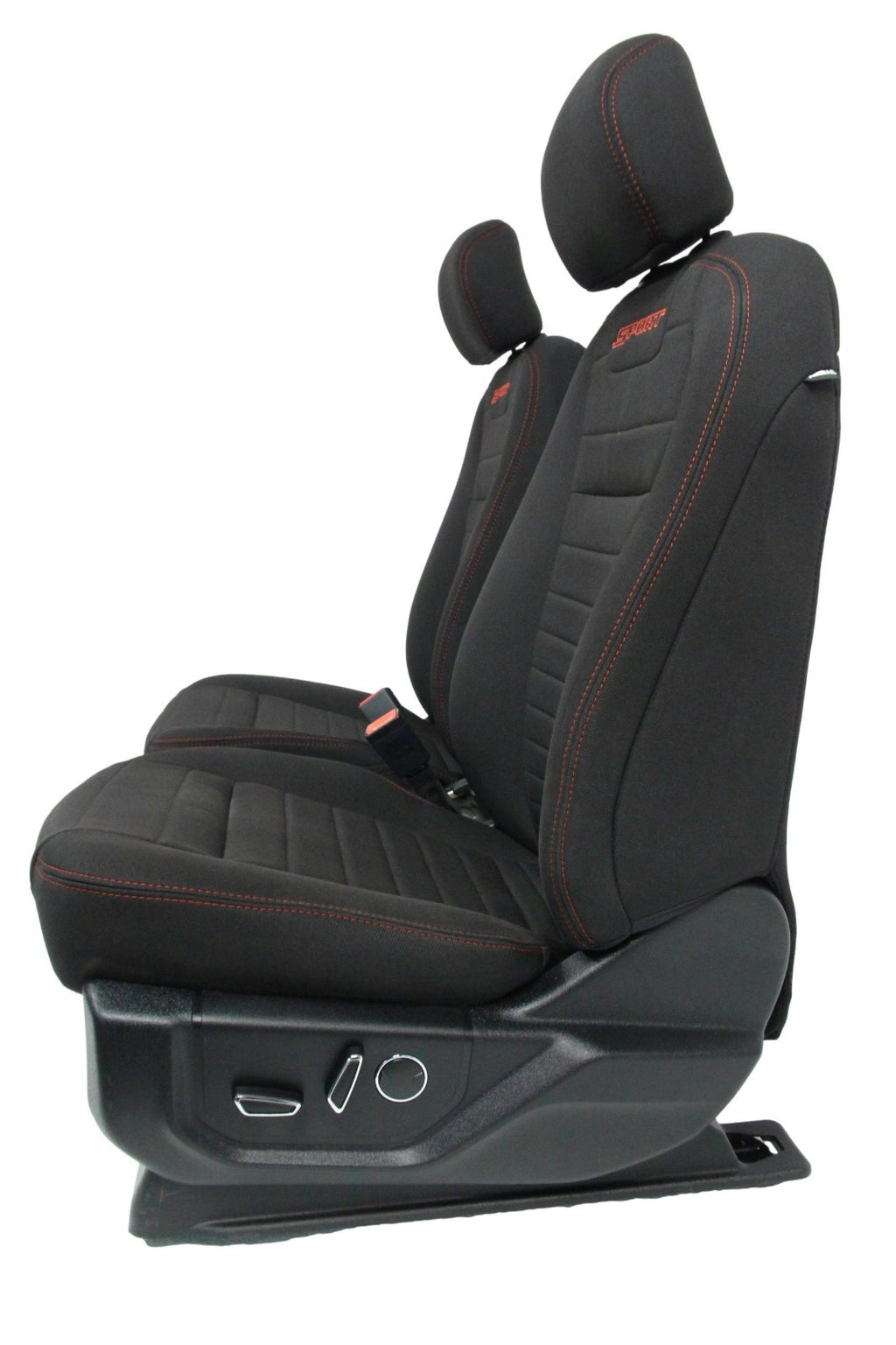 2015 - 2022 Ford F150 & Super Duty Front Seats, XLT Sport Black Cloth Power Heat