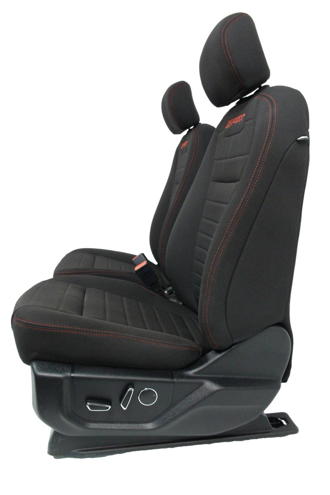 2015 - 2022 Ford F150 & Super Duty Front Seats, XLT Sport Black Cloth Power Heat